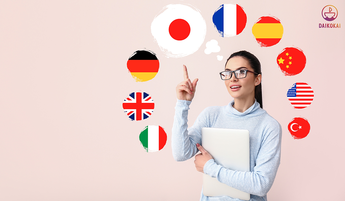 A female student decide Japan among many countries