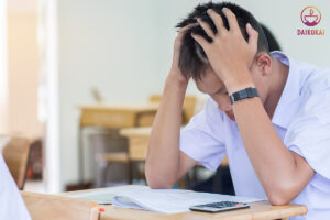 Student stuck while taking exam